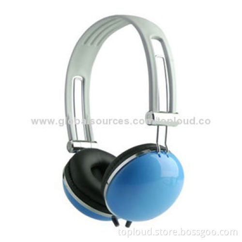 Headphones for iPhone 5S, with Microphone in TPE Cord, 32 Ohms Impedance